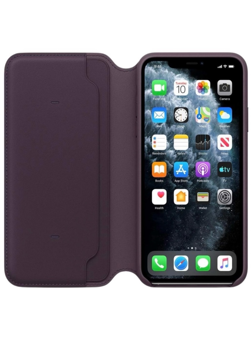Apple Aubergine iPhone 11 Pro Leather Folio - Picture 4 of 4